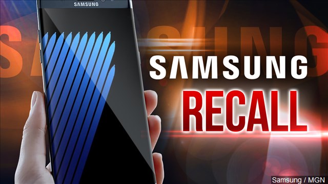 Federal order forbids Samsung Galaxy Note 7 use on planes