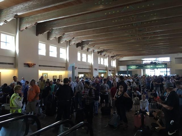 Albuquerque airport checkpoint reopens after suspicious package found