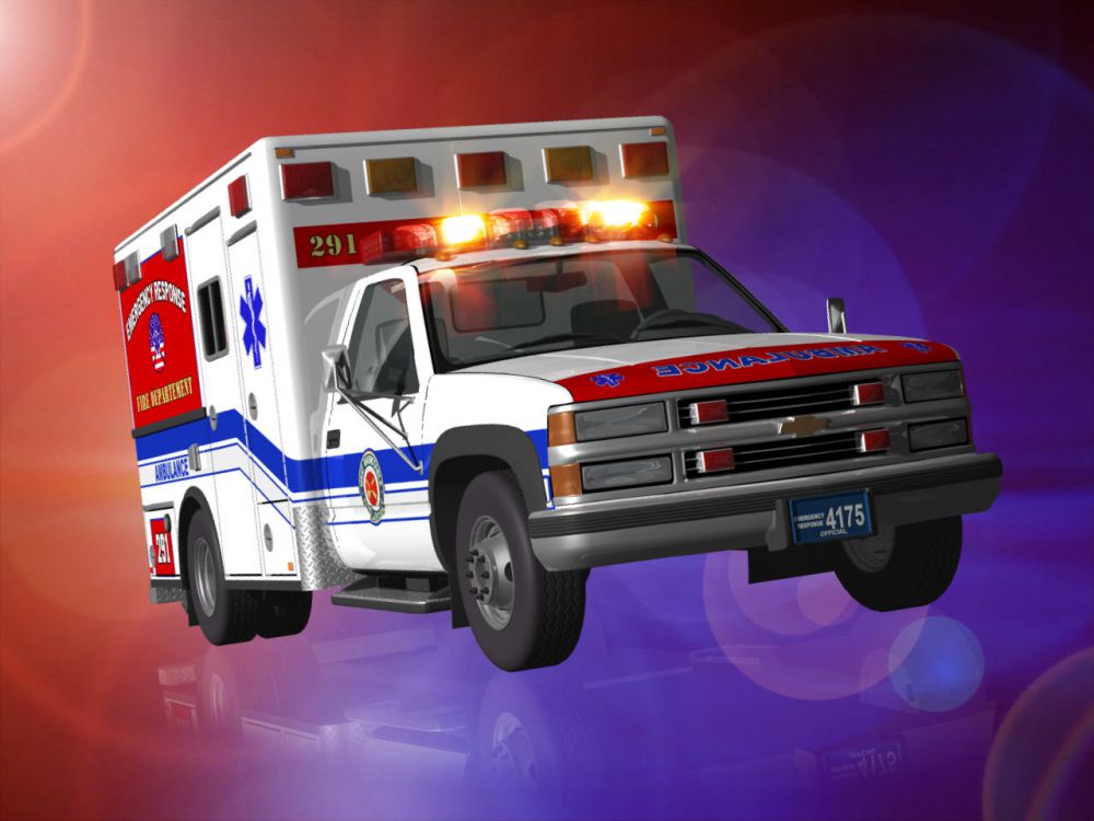 Inmate's leg severed as car hits truck where he's standing