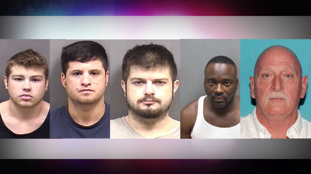 Five wanted for skipping court date in Ascension Parish