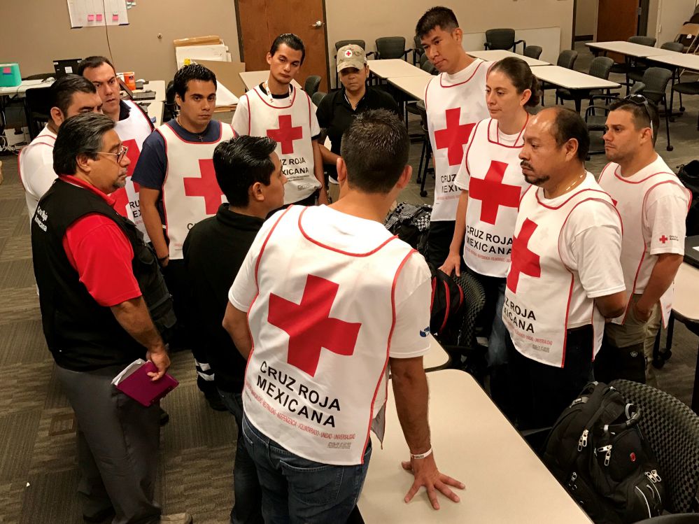 Mexican Red Cross travels to Baton Rouge to join American Red Cross in flood recovery