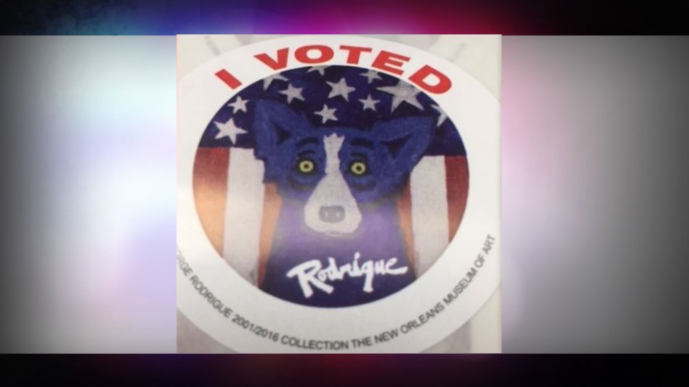 Want a Blue Dog sticker? Have to vote in Louisiana election
