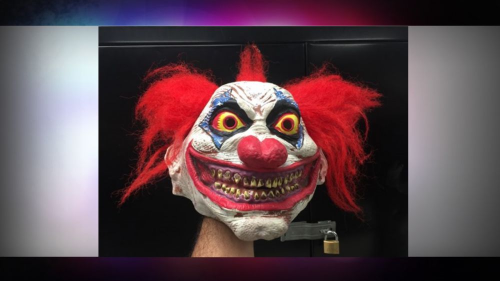 Teens in clown mask accused of trying to scare people