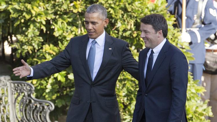 President Obama formally welcomes Italy's prime minister to US