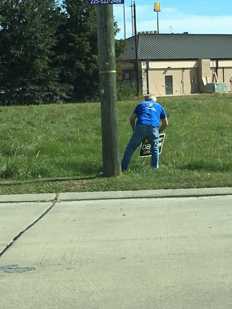 Political rivals feud over destroyed campaign signs