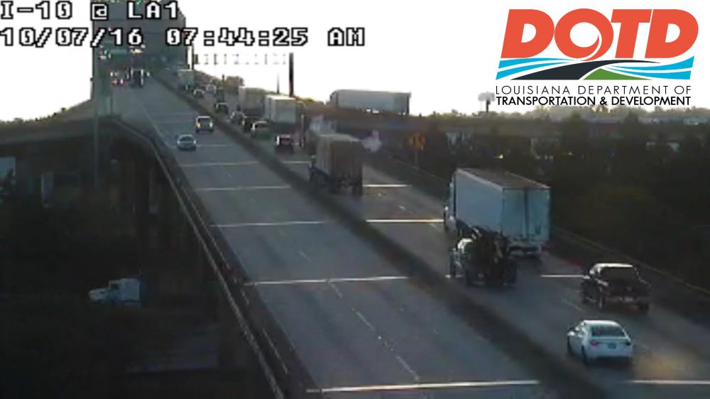 All lanes open on LA 1