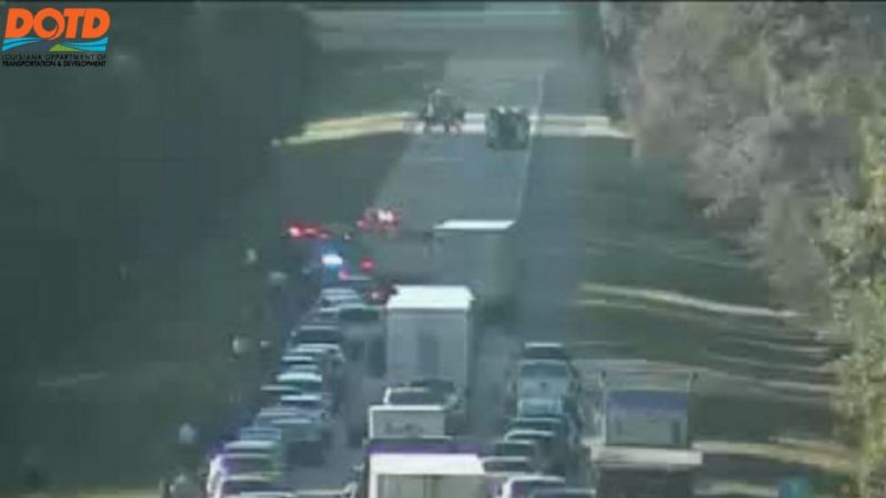 I-10 westbound closed at Sorrento due to accident