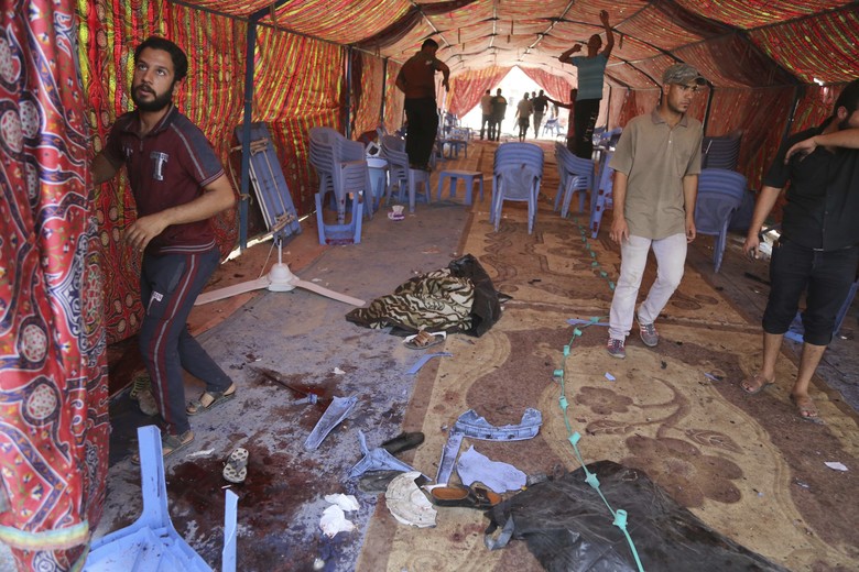 IS suicide bomber strikes Baghdad funeral tent, killing 35