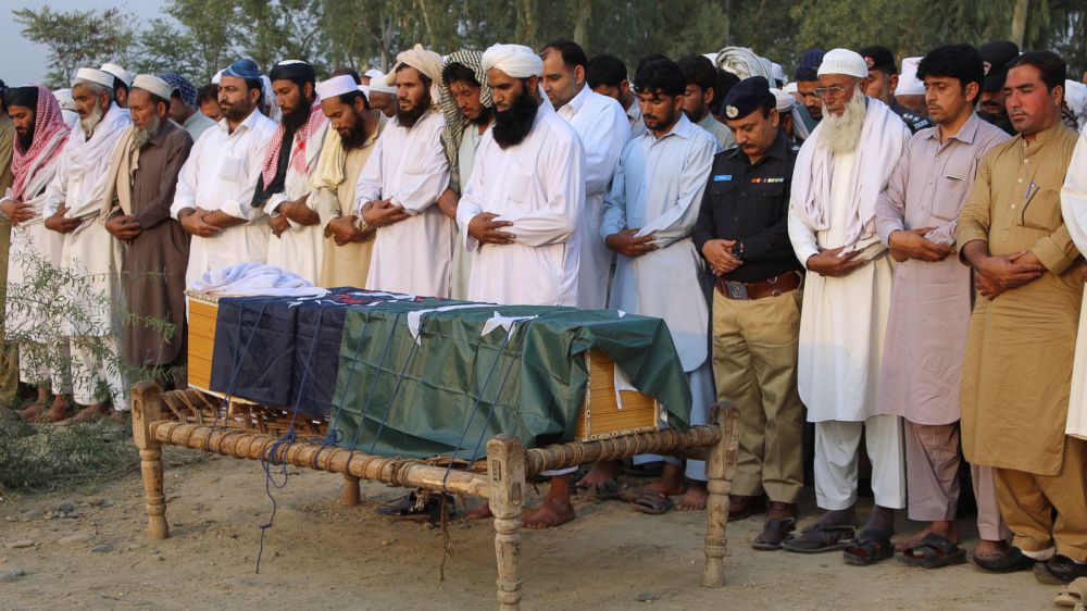 Pakistani officials say 33 police trainees killed in attack