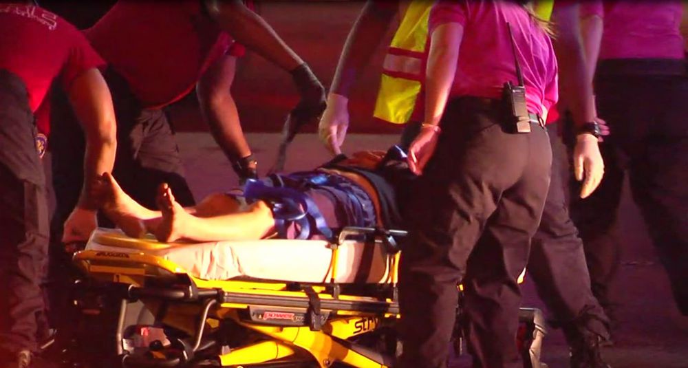 Pedestrian struck by vehicle on Plank Road