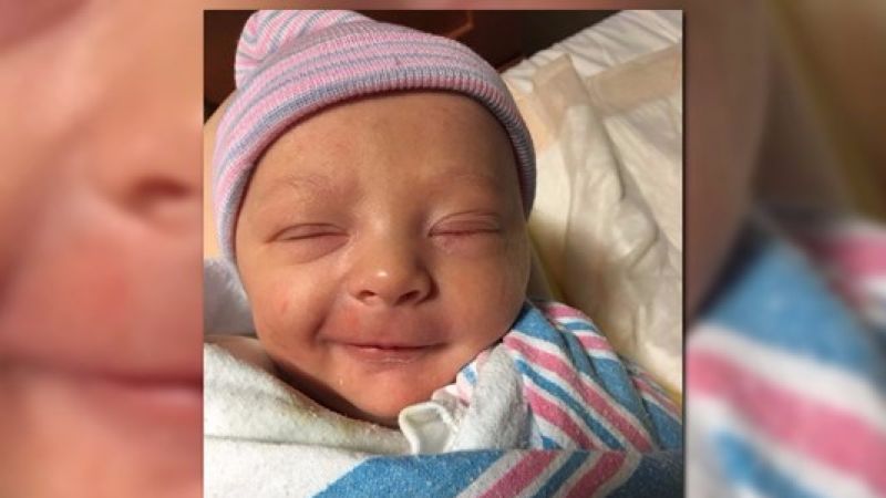 Woman's abdominal pain turns into surprise baby