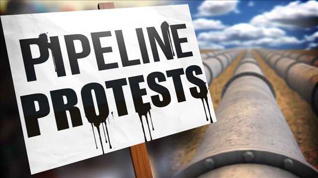 Sheriff probing report of shots fired in pipeline protest