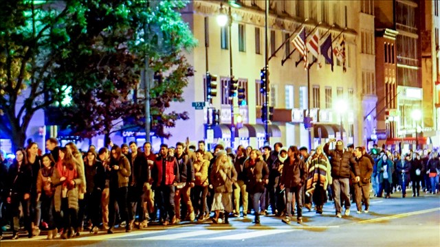 Trump protests continue