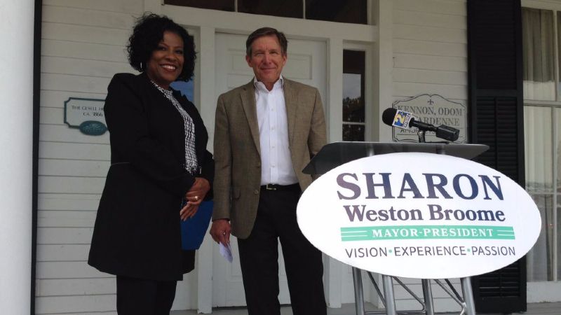 Gissel endorses Sharon Weston Broome for Mayor-President
