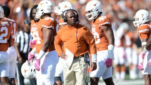 Texas has 'let go' coach Charlie Strong after 3 seasons