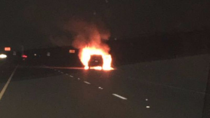 I-12 west briefly closed near Holden for vehicle fire