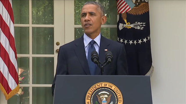 President Obama delivers Thanksgiving address