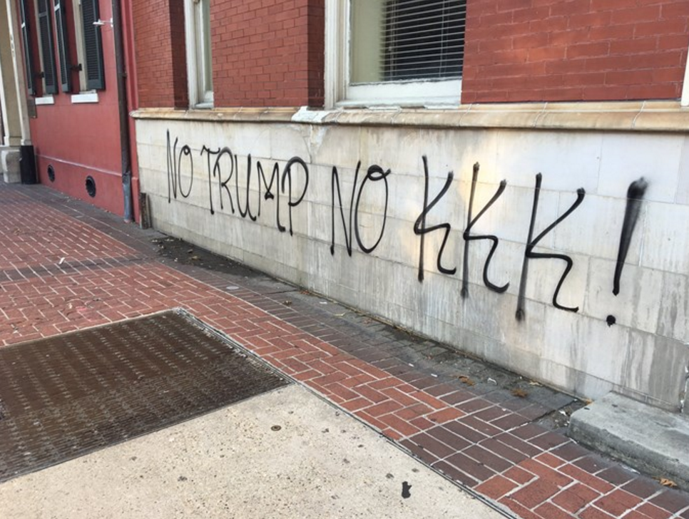 New Orleans mayor condemns vandalism during anti-Trump march