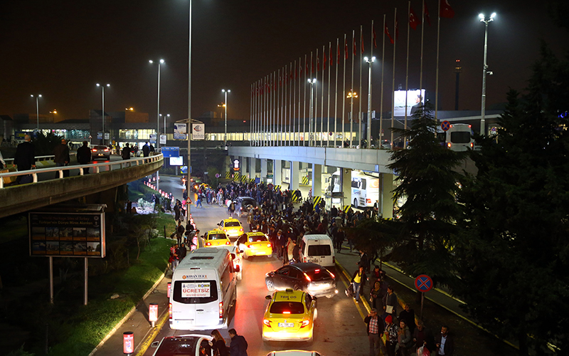 Shots fired at Turkey's Istanbul airport; 2 detained