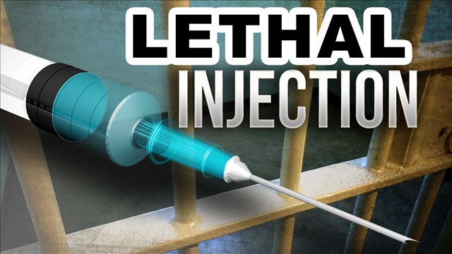 Alabama inmate coughs, heaves, during execution by injection
