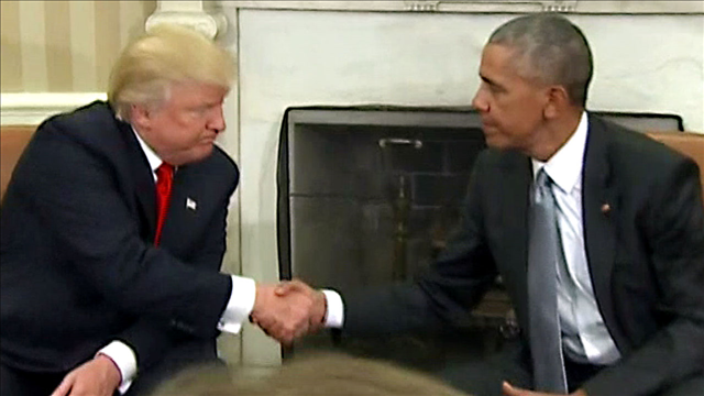 Obama and Trump once traded insults, now it's phone calls