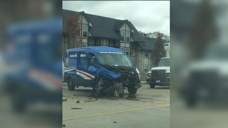 No injuries after car strikes ambulance on Jefferson Highway