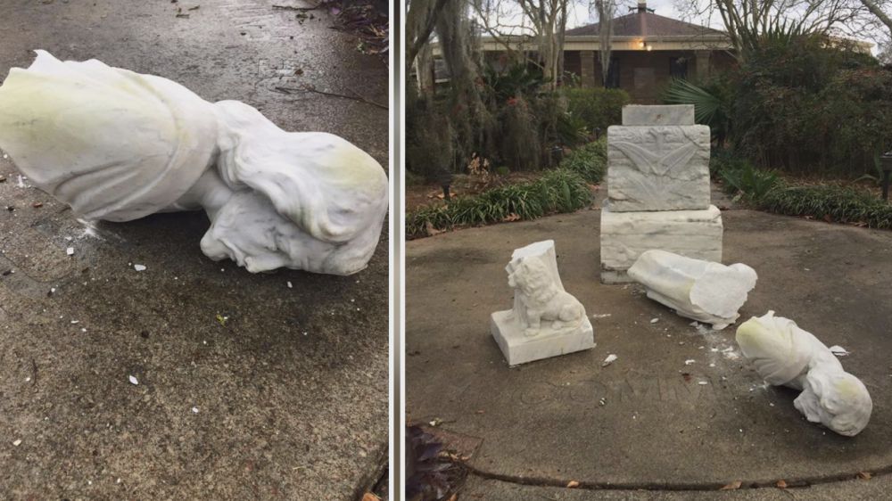 Church vandalism possibly tied to Gonzales Christmas display destruction