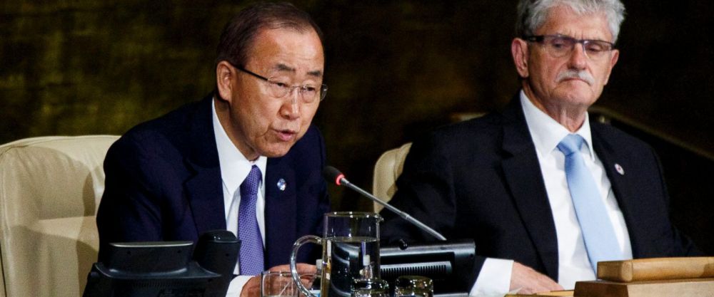 UN's Ban Ki-moon to push Times Square 2017 countdown button