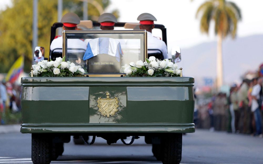 Castro's ashes interred at Santiago cemetery