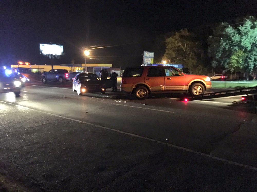 Two children ejected from vehicle after crash off Airline