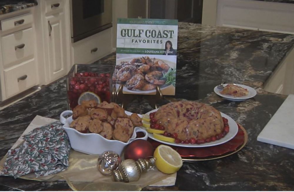 Holly's Holiday Countdown: Lemon Cranberry Pound Cake