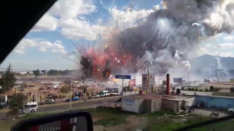 9 dead, 70 hurt in blast at Mexican fireworks market