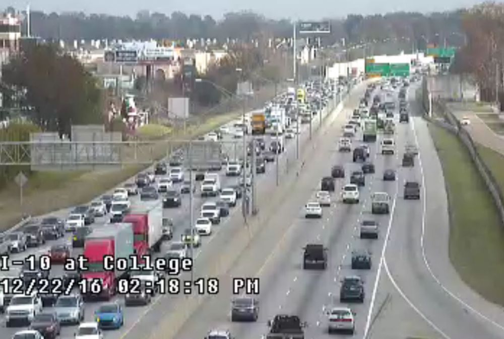 Expect heavier than normal traffic today, possibly tomorrow