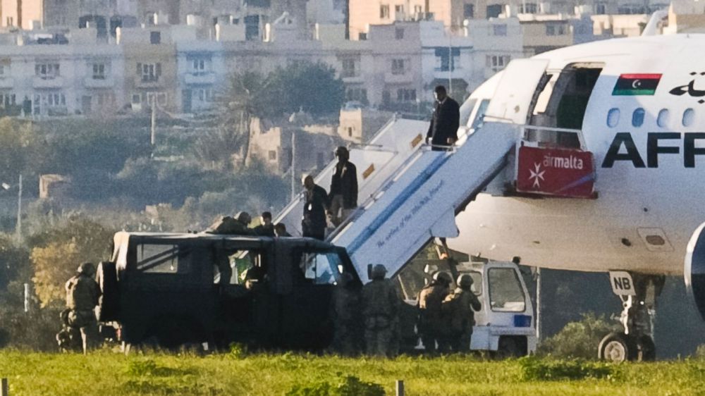 2 Libyans charged in Malta with hijacking a flight
