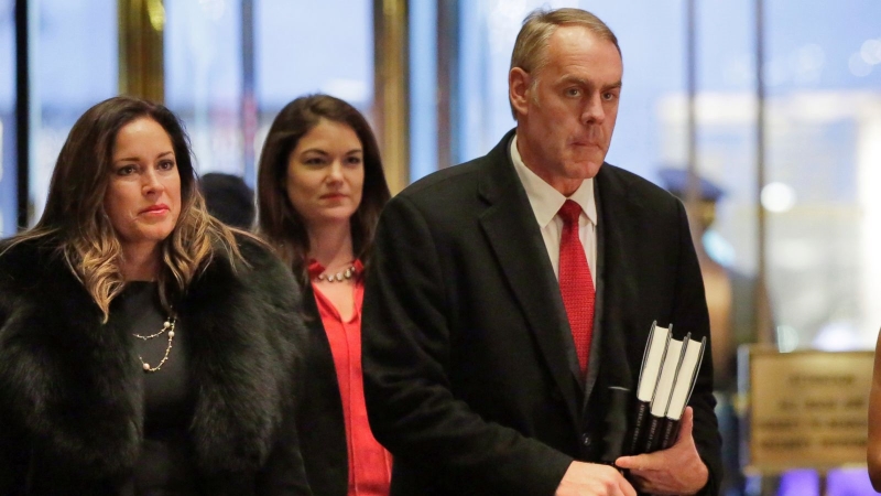 Trump picks Montana Rep. Zinke for interior post