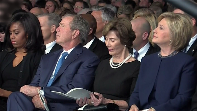 Clintons, Bushs to attend Trump inauguration