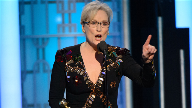 Conway suggests Streep misused Globes platform