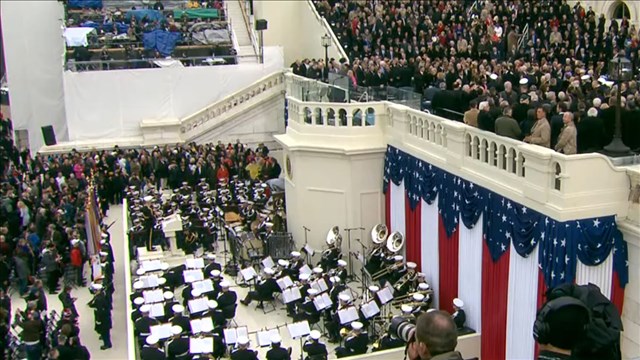 Without evidence, Spicer says inauguration drew a record audience