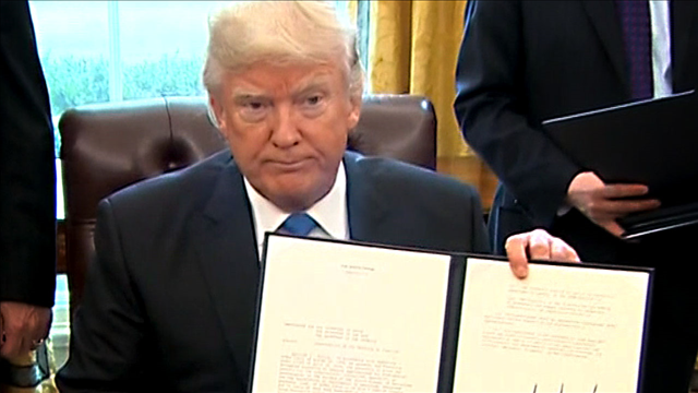 Trump signs 2 executive orders