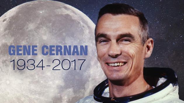 Gene Cernan, last astronaut on the moon, dies at 82