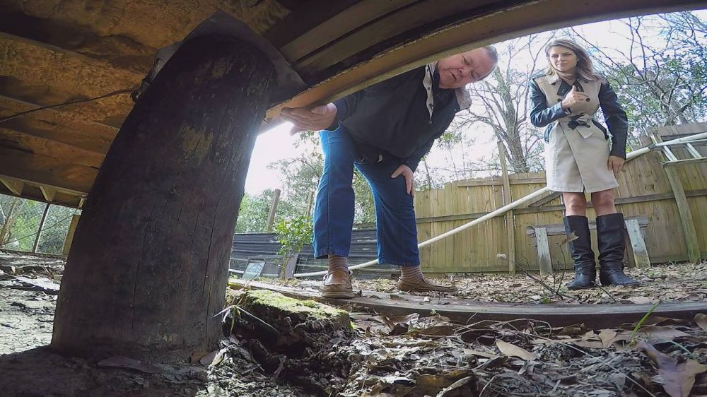 Man's house pushed off piers, flood insurance won't cover damage