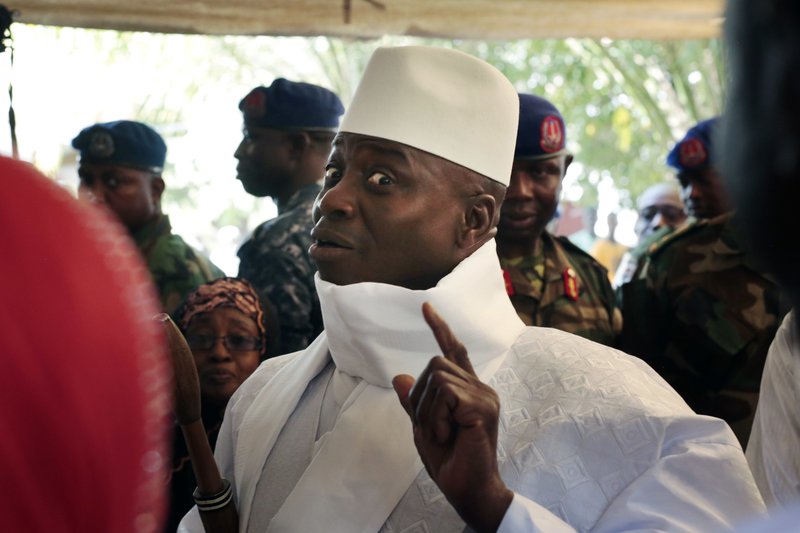 Diplomats try to get Gambia's losing president to leave