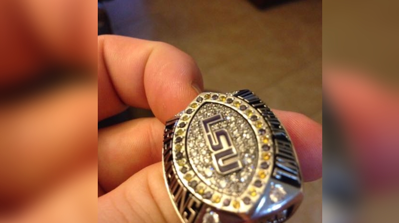 Championship memorabilia stolen from former LSU player's home