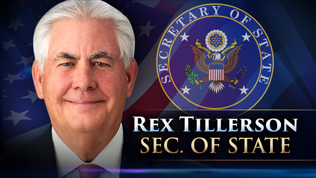 Committee OKs Tillerson for secretary of state