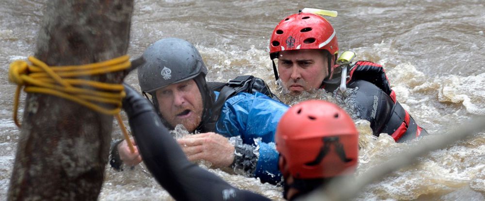 Evacuation as California creek breaks banks