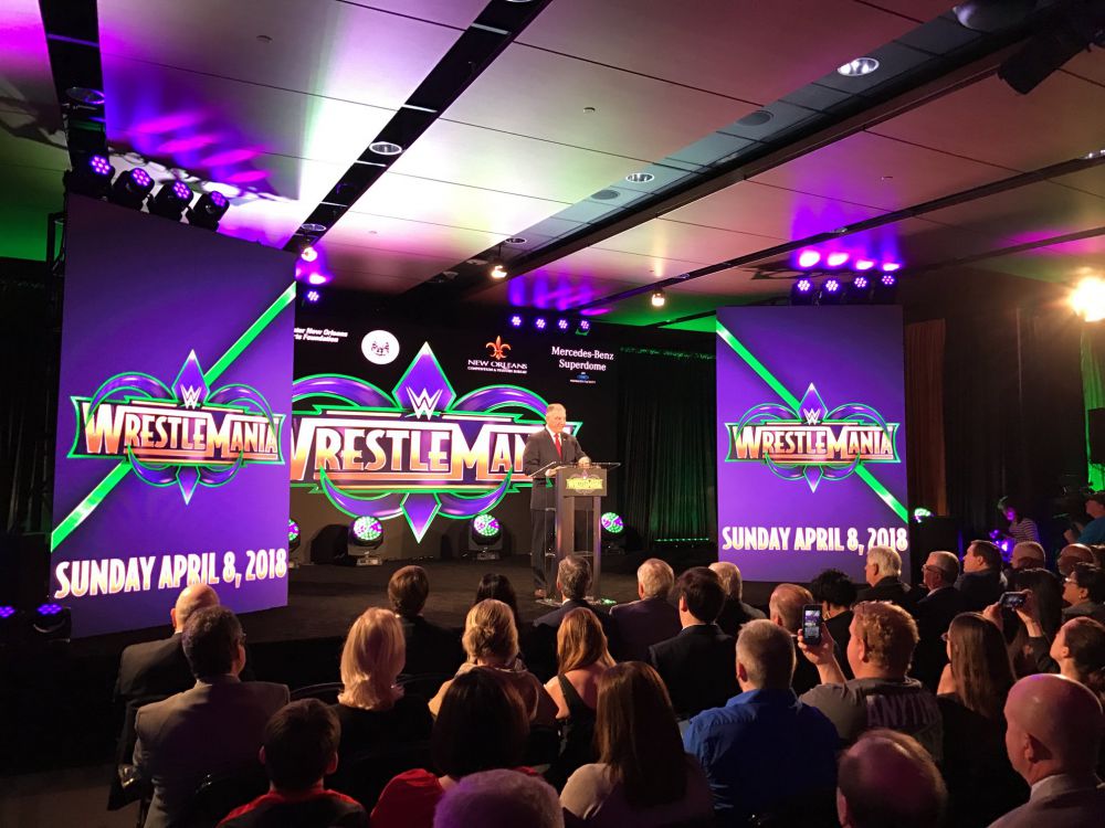 WrestleMania to return to New Orleans in 2018