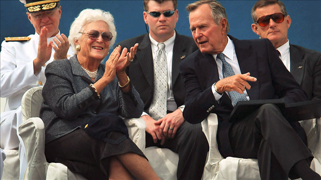 George H.W. and Barbara Bush to handle Super Bowl coin toss