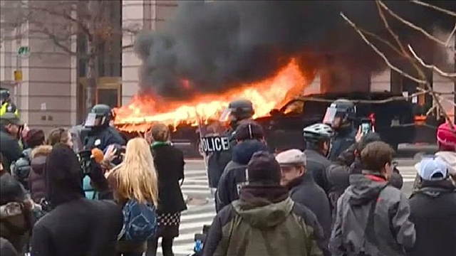 Prosecutors drop charges for 3 arrested on Inauguration Day