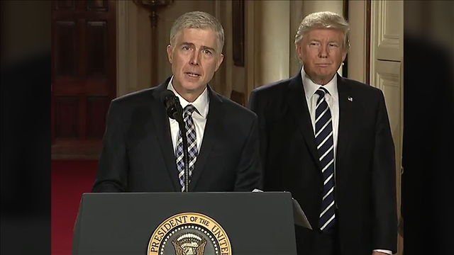 Trump's high court pick heads to Capitol Hill