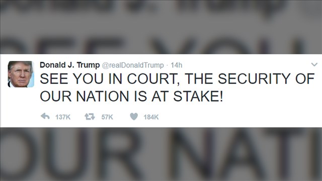 Trump calls 9th Circuit Court decision 'disgraceful'